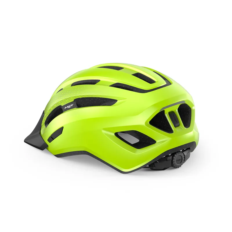  MET Downtown MTB / Road / Commuter Cycling Helmet - Yellow-2